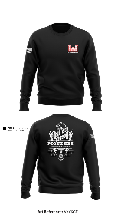 741 Brigade Engineer BN 61958018 Crew Neck Sweatshirt - 1