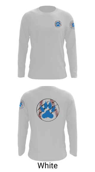 Long Sleeve Performance Shirt, Wildcats, Baseball, Teamtime, Team time, sublimation, custom sports apparel, team uniforms, spirit wear, spiritwear, sports uniforms, custom shirts, team store, custom team store, fundraiser sports, apparel fundraiser