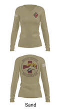 Detachment 1, Charlie Company 2/238th AVN 78887623 Women's Long Sleeve V-neck Shirt - 41