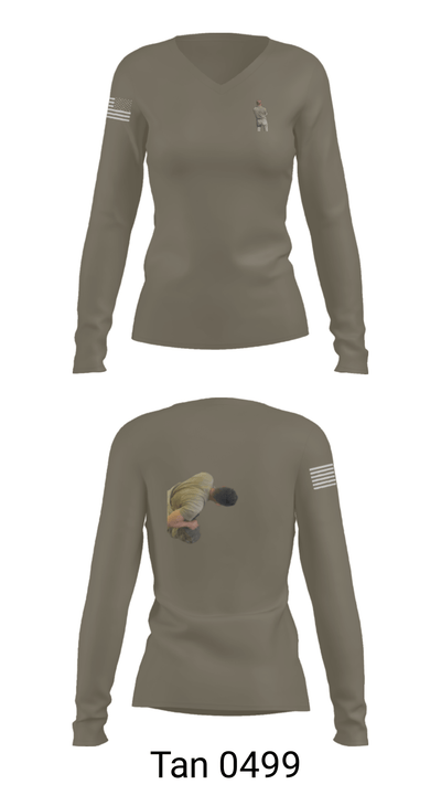1-505 PIR GFSC 97834185 Women's Long Sleeve V-neck Shirt - 41