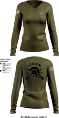 2-1 IN 88902447 Women's Long Sleeve V-neck Shirt - 1