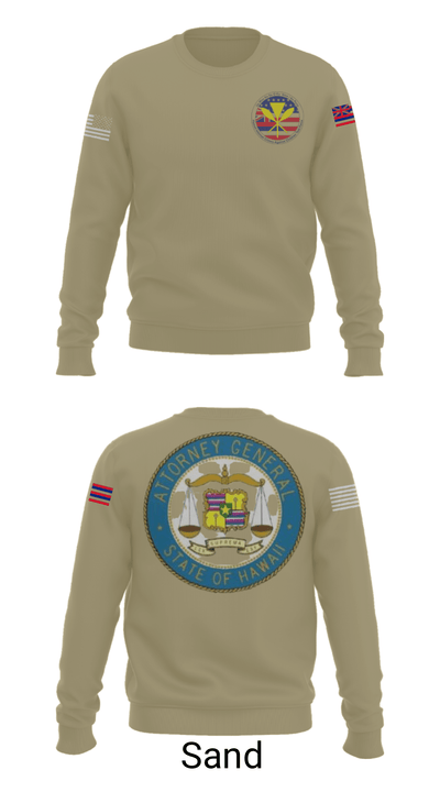Hawaii Internet Crimes Against Children Task Force 74680579 Crew Neck Sweatshirt - 12