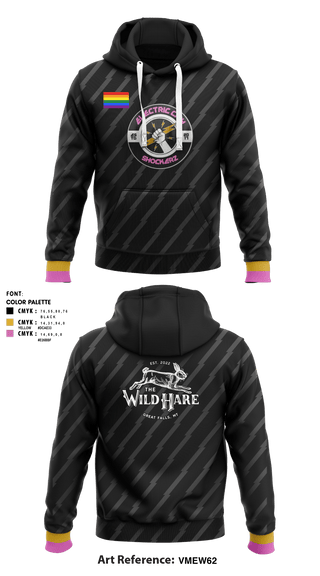 Hoodie, Electric city shockerz, Rugby, Teamtime, Team time, sublimation, custom sports apparel, team uniforms, spirit wear, spiritwear, sports uniforms, custom shirts, team store, custom team store, fundraiser sports, apparel fundraiser