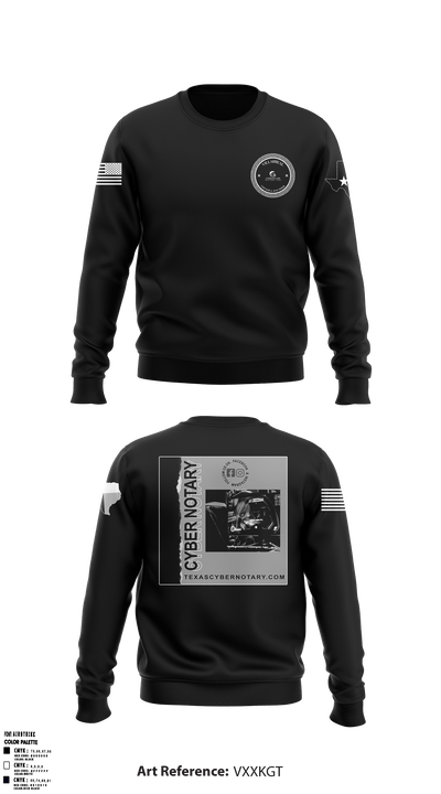 Cyber Notary 70252644 Crew Neck Sweatshirt - 1