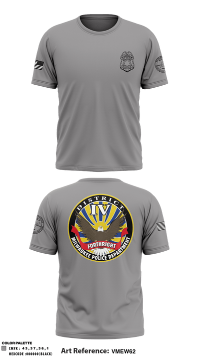 District IV 97797875 Short Sleeve Performance Shirt - 1