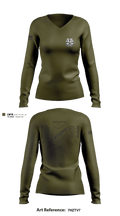 327th MCT 96493981 Women's Long Sleeve V-neck Shirt - 7