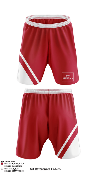Beth Haven Bearcats 478141 Athletic Shorts With Pockets - 1