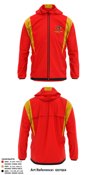 Windbreaker, Carlos F Vigil Middle School Basketball, Women's Basketball, Teamtime, Team time, sublimation, custom sports apparel, team uniforms, spirit wear, spiritwear, sports uniforms, custom shirts, team store, custom team store, fundraiser sports, apparel fundraiser