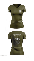 FTTF 73452025 Women's Short Sleeve V-neck Shirt - 2