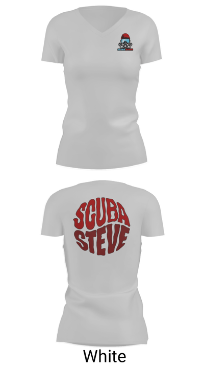 Scuba Steve 60038021 Women's Short Sleeve V-neck Shirt - 7