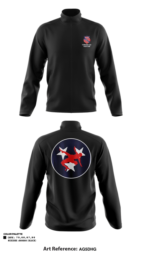 Fleece Jacket, Tennessee Aau Wrestling, Wrestling, Teamtime, Team time, sublimation, custom sports apparel, team uniforms, spirit wear, spiritwear, sports uniforms, custom shirts, team store, custom team store, fundraiser sports, apparel fundraiser