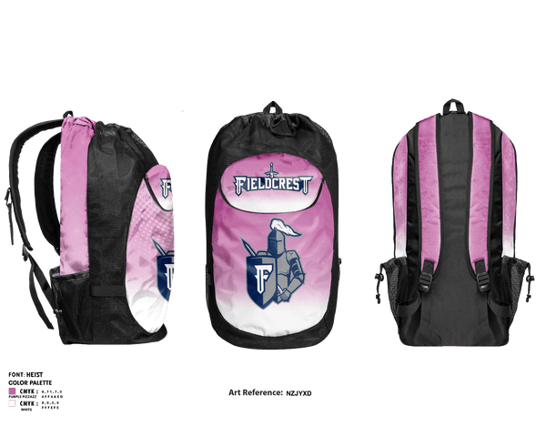 Gear Bag, Fieldcrest High School, Spirit Store, Teamtime, Team time, sublimation, custom sports apparel, team uniforms, spirit wear, spiritwear, sports uniforms, custom shirts, team store, custom team store, fundraiser sports, apparel fundraiser