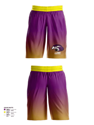 Womens Basketball Shorts, J C Harmon High School Basketball, Women's Basketball, Teamtime, Team time, sublimation, custom sports apparel, team uniforms, spirit wear, spiritwear, sports uniforms, custom shirts, team store, custom team store, fundraiser sports, apparel fundraiser