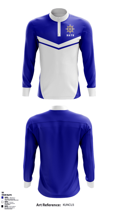Bath Middle School 64312928 Quarter Zip Jacket - 49