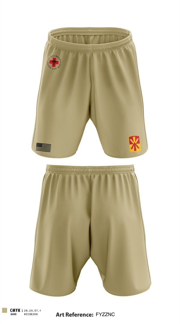Athletic Shorts With Pockets, Medics, 1-43 ADA, Army, Teamtime, Team time, sublimation, custom sports apparel, team uniforms, spirit wear, spiritwear, sports uniforms, custom shirts, team store, custom team store, fundraiser sports, apparel fundraiser