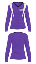 Darlington High School Soccer 52623942 Women's Long Sleeve V-neck Shirt - 15