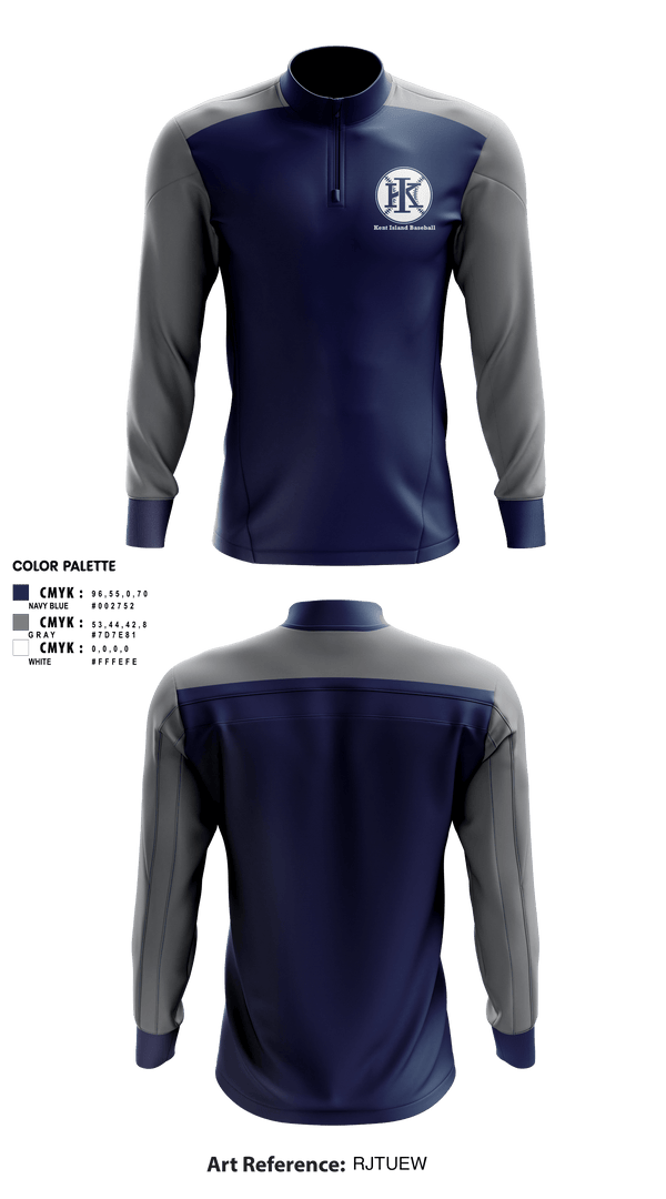 Quarter Zip Jacket, Kent Island Baseball, Baseball, Teamtime, Team time, sublimation, custom sports apparel, team uniforms, spirit wear, spiritwear, sports uniforms, custom shirts, team store, custom team store, fundraiser sports, apparel fundraiser