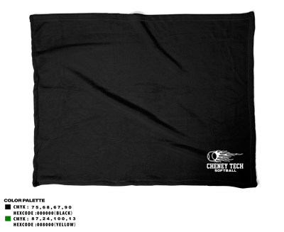 Howell Cheney Technical High School Softball 84997147 Blanket - 1