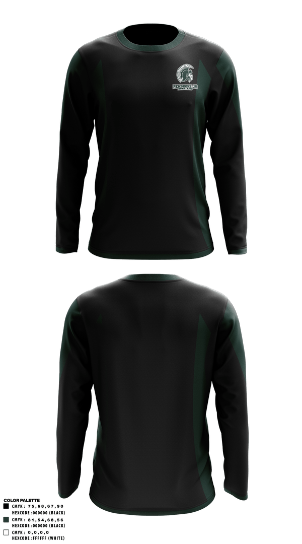 Long Sleeve Performance Shirt, Pembroke Jr Spartans Cheer, School Spirit Store, Teamtime, Team time, sublimation, custom sports apparel, team uniforms, spirit wear, spiritwear, sports uniforms, custom shirts, team store, custom team store, fundraiser sports, apparel fundraiser