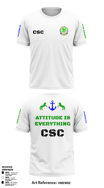 Green Run High School NJROTC 48143942 Short Sleeve Performance Shirt - 69