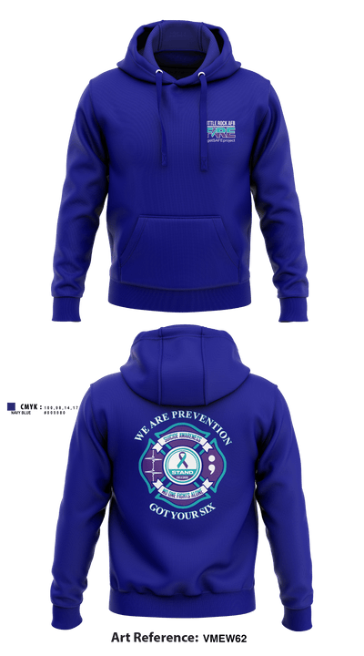 LITTLE ROCK AFB - FIRE 45184704 Hoodie - 5