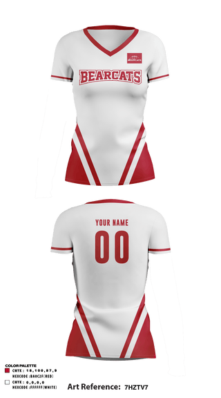 Women's Short Sleeve Vneck Shirt, Beth Haven Bearcats, Men's Basketball, Teamtime, Team time, sublimation, custom sports apparel, team uniforms, spirit wear, spiritwear, sports uniforms, custom shirts, team store, custom team store, fundraiser sports, apparel fundraiser