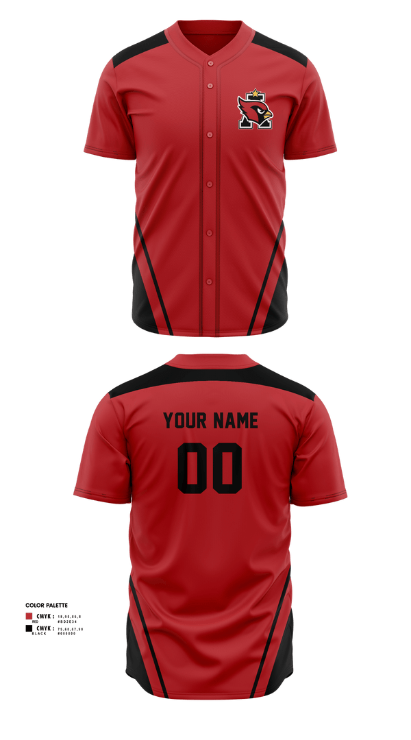 Full Button Baseball Jersey, Seminole Sports Baseball, Baseball, Teamtime, Team time, sublimation, custom sports apparel, team uniforms, spirit wear, spiritwear, sports uniforms, custom shirts, team store, custom team store, fundraiser sports, apparel fundraiser