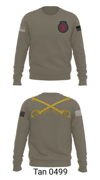 Crew Neck Sweatshirt, , National Guard, Teamtime, Team time, sublimation, custom sports apparel, team uniforms, spirit wear, spiritwear, sports uniforms, custom shirts, team store, custom team store, fundraiser sports, apparel fundraiser