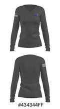Mars Hill Bible Middle School Golf 51279924 Women's Long Sleeve V-neck Shirt - 25