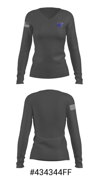 Women's Long Sleeve Vneck Shirt, Mars Hill Bible Middle School Golf, Golf, Teamtime, Team time, sublimation, custom sports apparel, team uniforms, spirit wear, spiritwear, sports uniforms, custom shirts, team store, custom team store, fundraiser sports, apparel fundraiser