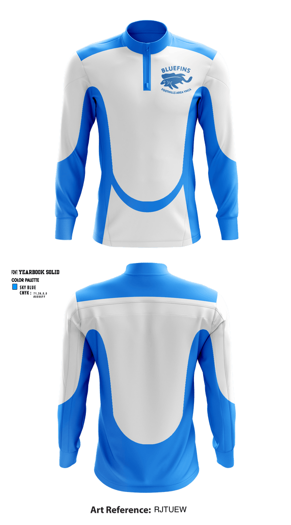 Quarter Zip Jacket, Foothills Area YMCA Swimming, Swimming, Teamtime, Team time, sublimation, custom sports apparel, team uniforms, spirit wear, spiritwear, sports uniforms, custom shirts, team store, custom team store, fundraiser sports, apparel fundraiser