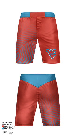 Fight Shorts, West Valley High School Wrestling, Wrestling, Teamtime, Team time, sublimation, custom sports apparel, team uniforms, spirit wear, spiritwear, sports uniforms, custom shirts, team store, custom team store, fundraiser sports, apparel fundraiser