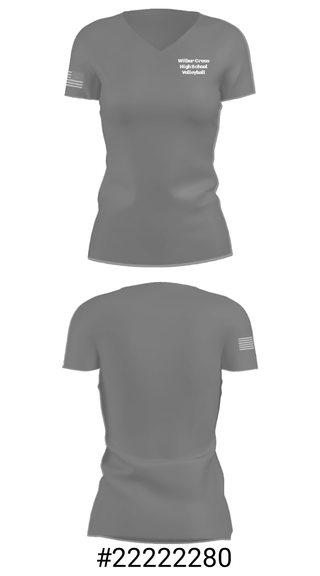 Women's Short Sleeve Vneck Shirt, Wilbur Cross High School Volleyball, Men's Volleyball, Teamtime, Team time, sublimation, custom sports apparel, team uniforms, spirit wear, spiritwear, sports uniforms, custom shirts, team store, custom team store, fundraiser sports, apparel fundraiser