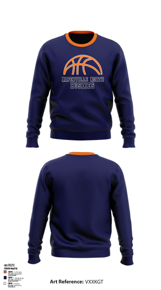 Crew Neck Sweatshirt, Jr Huskies Basketball, Men's Basketball, Teamtime, Team time, sublimation, custom sports apparel, team uniforms, spirit wear, spiritwear, sports uniforms, custom shirts, team store, custom team store, fundraiser sports, apparel fundraiser