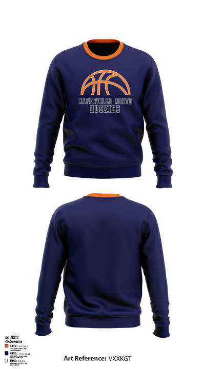 Jr Huskies Basketball 42641370 Crew Neck Sweatshirt - 42