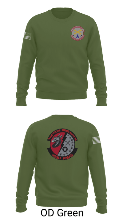 803rd AMXS 6035859 Crew Neck Sweatshirt - 10