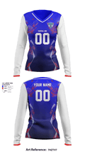Central Linn Senior High School Volleyball 2014304 Long Sleeve Performance Shirt - 2
