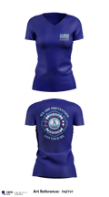 LITTLE ROCK AFB - FIRE 45184704 Women's Short Sleeve V-neck Shirt - 5