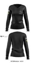 59th Quartermaster 16282203 Women's Long Sleeve V-neck Shirt - 6