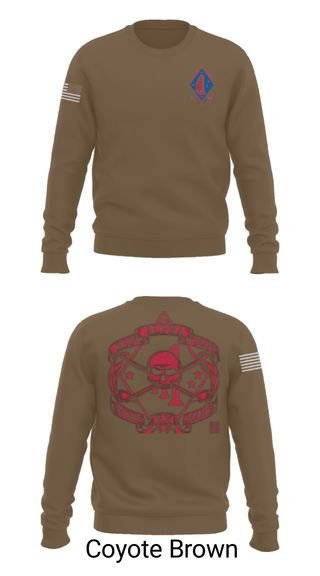 Crew Neck Sweatshirt, , Marines, Teamtime, Team time, sublimation, custom sports apparel, team uniforms, spirit wear, spiritwear, sports uniforms, custom shirts, team store, custom team store, fundraiser sports, apparel fundraiser