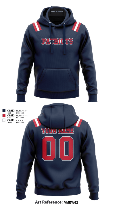 Merrimack Valley Flag Football 51050424 Hoodie - 7