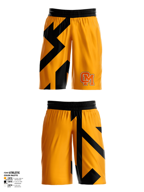 Womens Basketball Shorts, Oakland Mills High School Basketball, Women's Basketball, Teamtime, Team time, sublimation, custom sports apparel, team uniforms, spirit wear, spiritwear, sports uniforms, custom shirts, team store, custom team store, fundraiser sports, apparel fundraiser