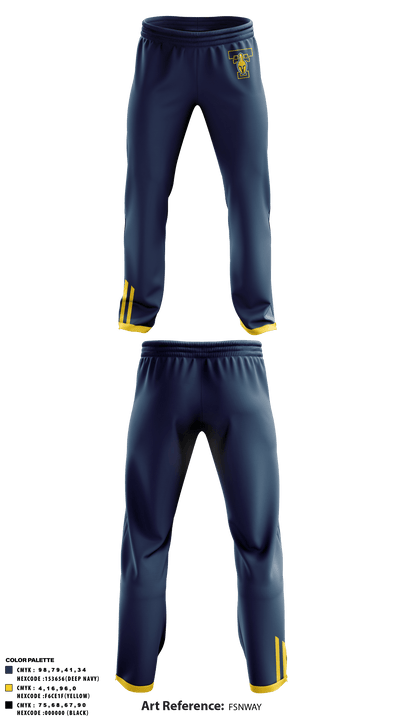 Trenton high school wrestling 64708928 Sweatpants - 1