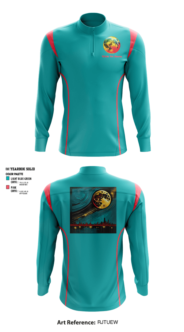 Quarter Zip Jacket, Water For Crowns, , Teamtime, Team time, sublimation, custom sports apparel, team uniforms, spirit wear, spiritwear, sports uniforms, custom shirts, team store, custom team store, fundraiser sports, apparel fundraiser