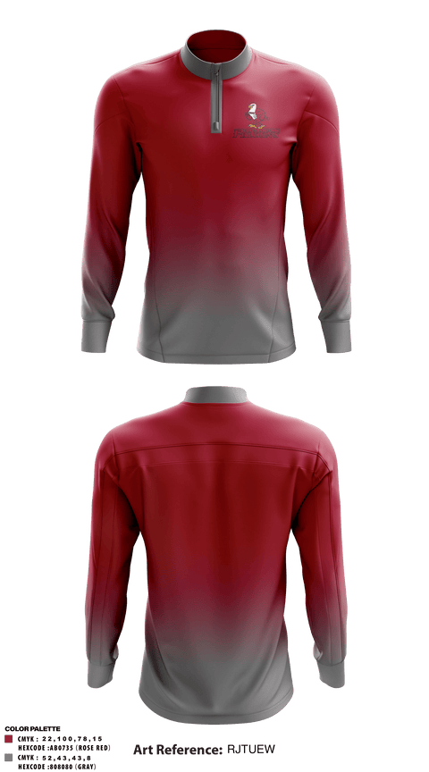 Quarter Zip Jacket, Friends University Tennis, Tennis, Teamtime, Team time, sublimation, custom sports apparel, team uniforms, spirit wear, spiritwear, sports uniforms, custom shirts, team store, custom team store, fundraiser sports, apparel fundraiser
