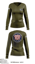 AOST 21897145 Women's Long Sleeve V-neck Shirt - 1
