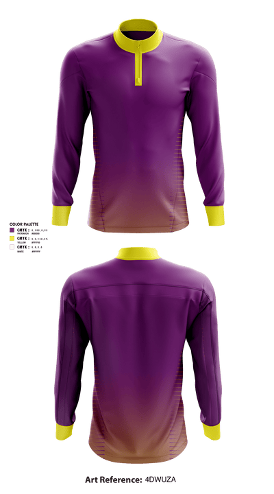 J C Harmon High School Basketball 56261212 Quarter Zip Jacket - 1
