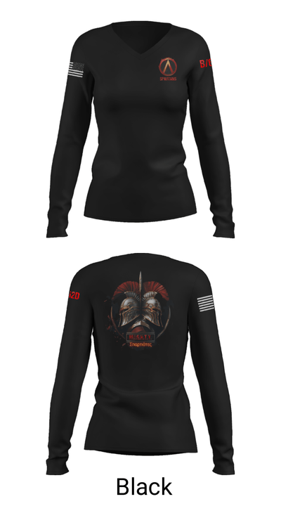 B/62D ESB 64336384 Women's Long Sleeve V-neck Shirt - 39