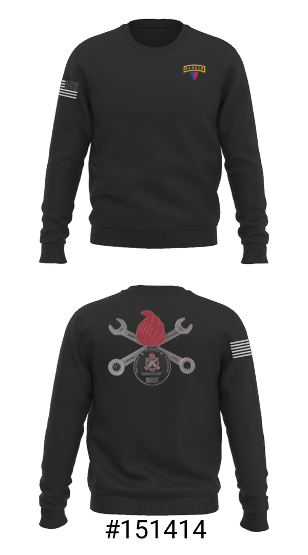 Crew Neck Sweatshirt, , National Guard, Teamtime, Team time, sublimation, custom sports apparel, team uniforms, spirit wear, spiritwear, sports uniforms, custom shirts, team store, custom team store, fundraiser sports, apparel fundraiser