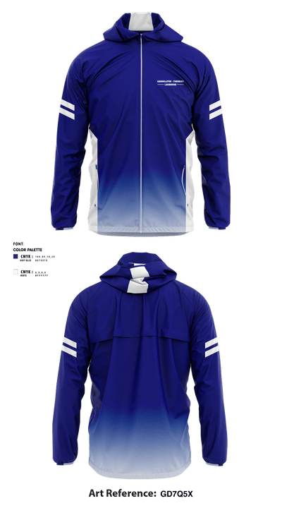 Carrollton-Farmers Branch Lacrosse 21590077 Windbreaker - 1